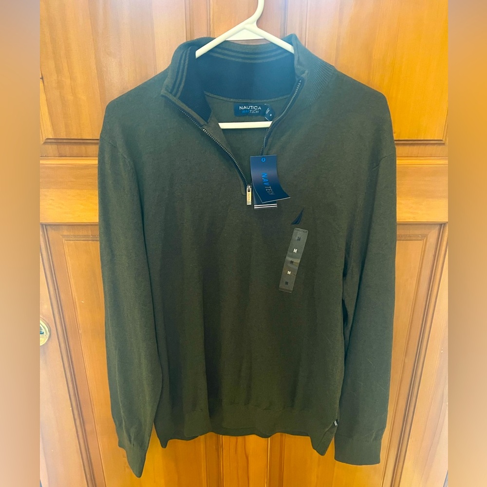 Green Men’s Quarter Zip Pullover